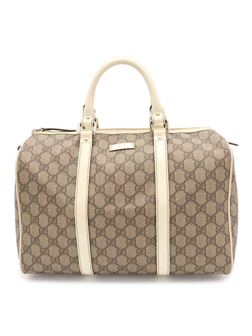 Gucci Joy Boston Bag Gg Coated Canvas #375838G72B